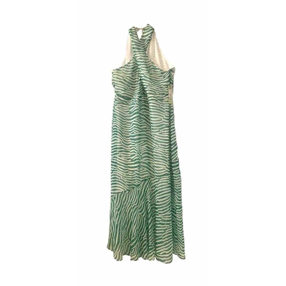 NWT Sam Edelman Green White Maxi Dress 14